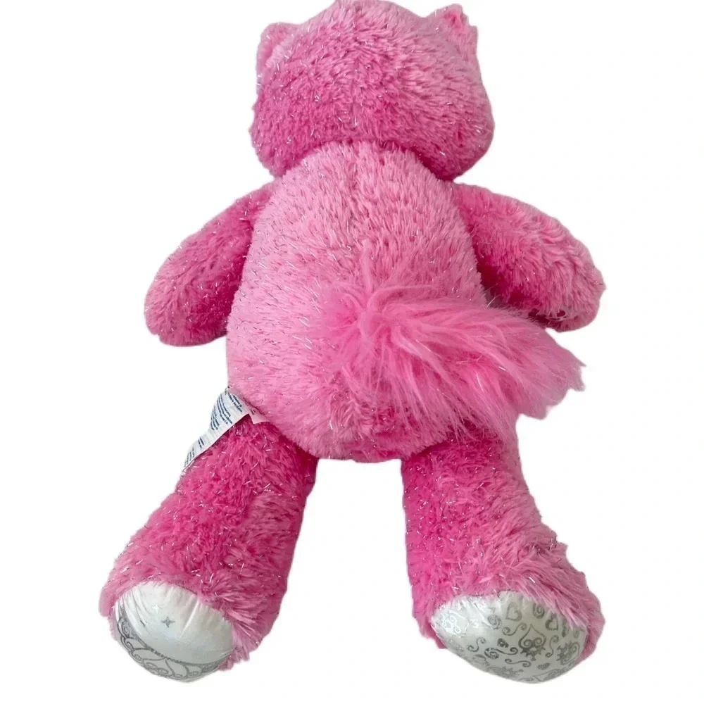 Build A Bear Princess Kitty Cat BABW Purrincess Pink Sparkle Plush Sparkles